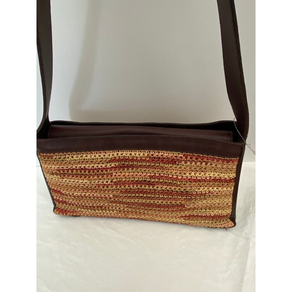 Helen Kaminski Australia designer raffia and leather purse shoulder bag - Picture 6 of 10